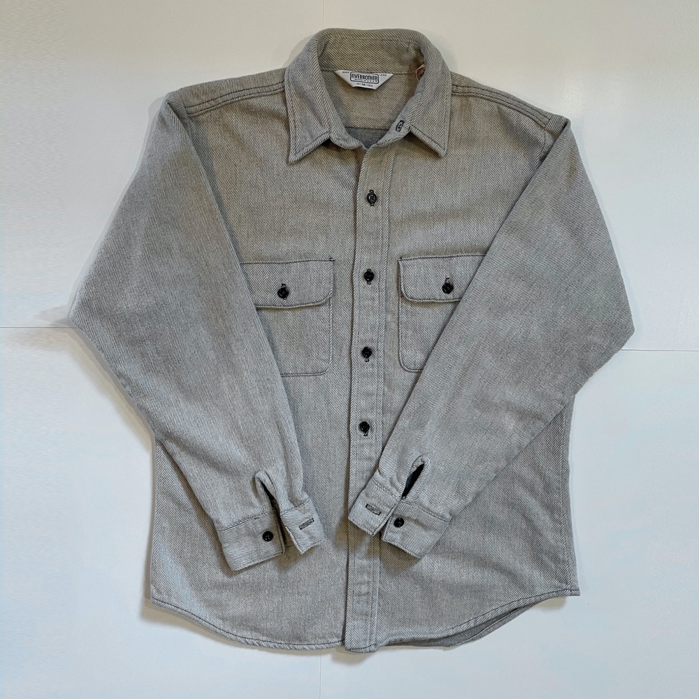 Vintage Five Brother Chamois Worker Shirt (Medium)